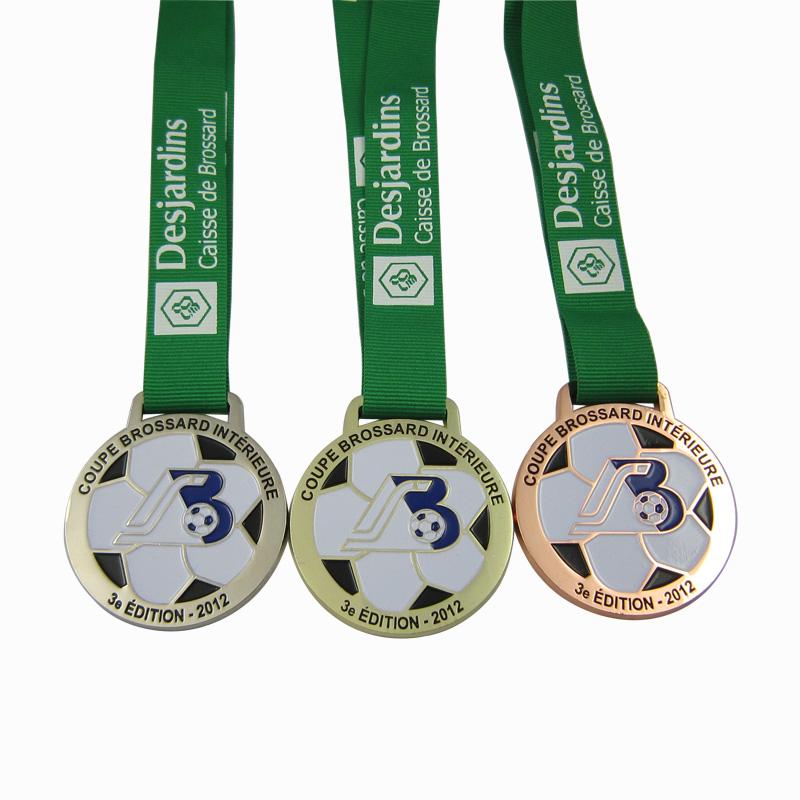 football presentation medals