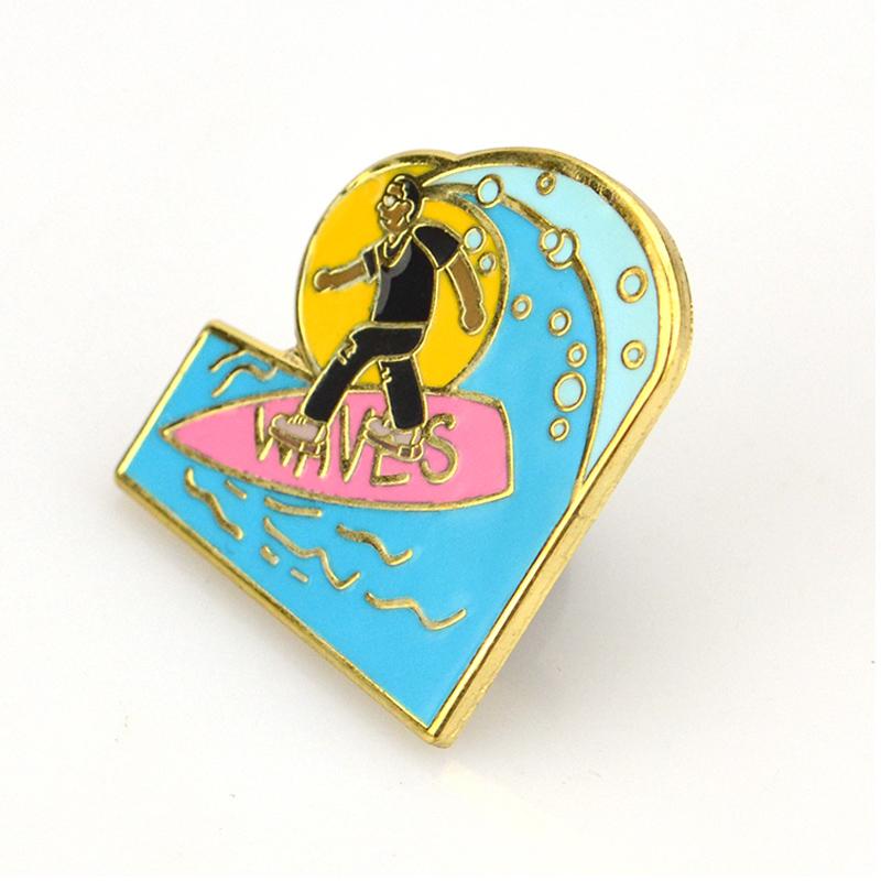 Cheap China Promotional Supplier Bulk Custom Hard Enamel Pin - Pin Badge