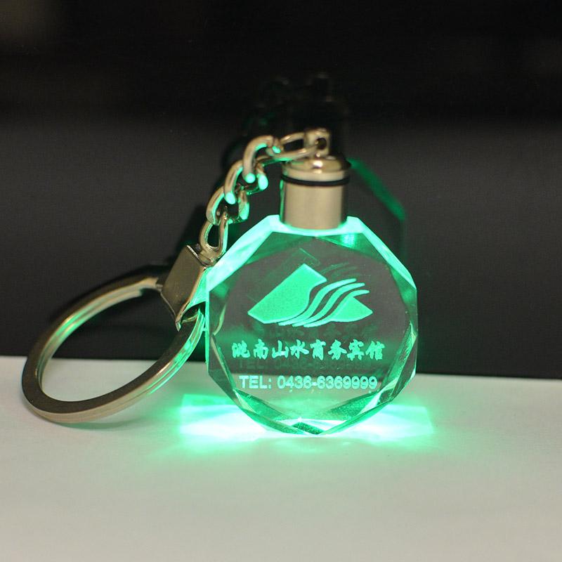 Cheap Custom Glass Crystal Keyring Wholesale Lucite Keychains
