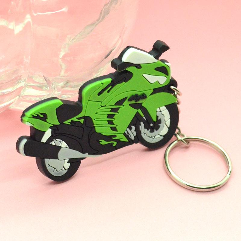 Wholesale Keychains Factory Custom Soft Pvc Motorcycle Keyring - PVC