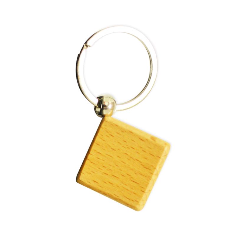 Oem Wood Key Chain Maker Cheap Custom Blank Wooden Keychain
