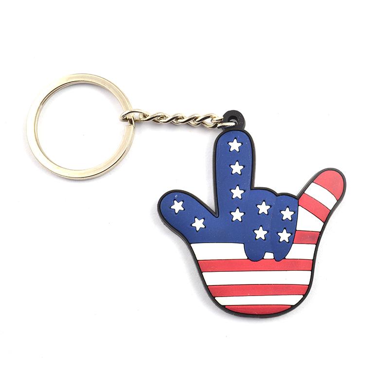 Wholesale Rubber Keychain Maker Custom Soft Pvc Key Holder PVC keychain