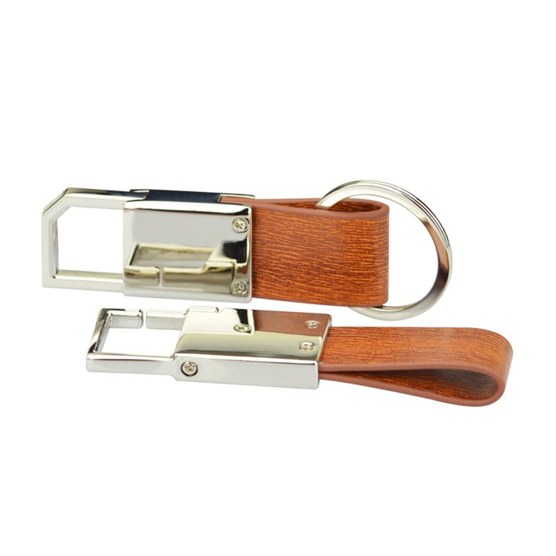 Wholesale Leather Keychains Custom Bulk Metal Pu Key Chain - Leather Keychain