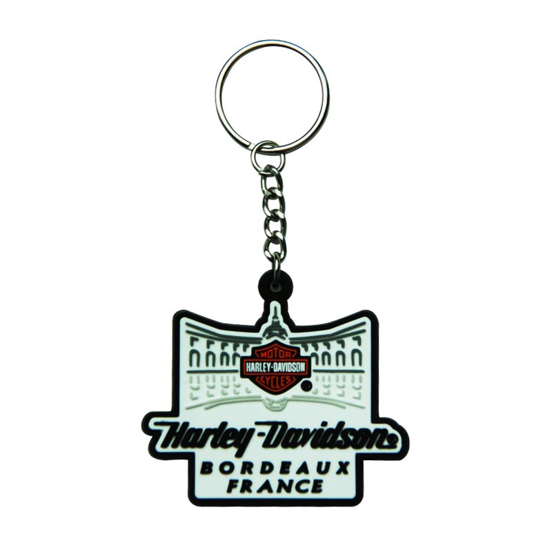Keychains Maker No Minimum Design Your Own Plastic Key Holder PVC