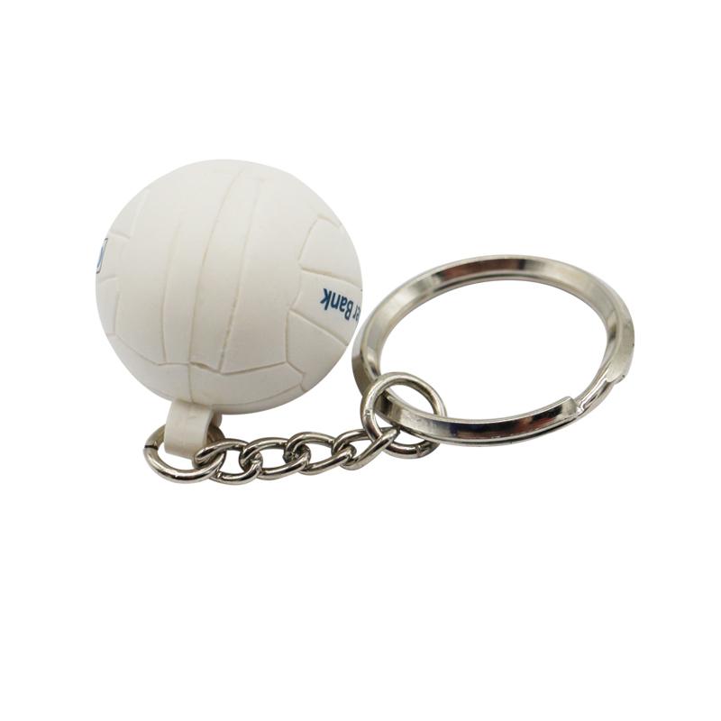 Keychain Volleyball 3D Soft Pvc Key Chains Custom Keyring PVC keychain