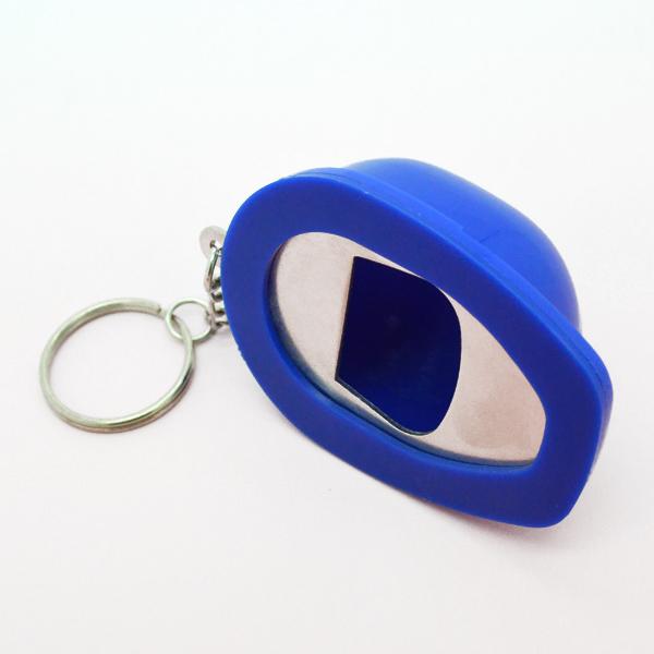 Baseball Cap Keychain Opener Custom Plastic Key Chain Ring PVC keychain