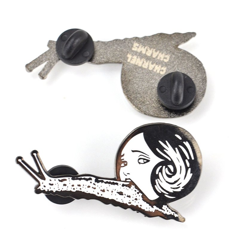 Oem Black Rubber Pin Backs Bulk Enamel Pin Metal Lapel Pin Pin Badge