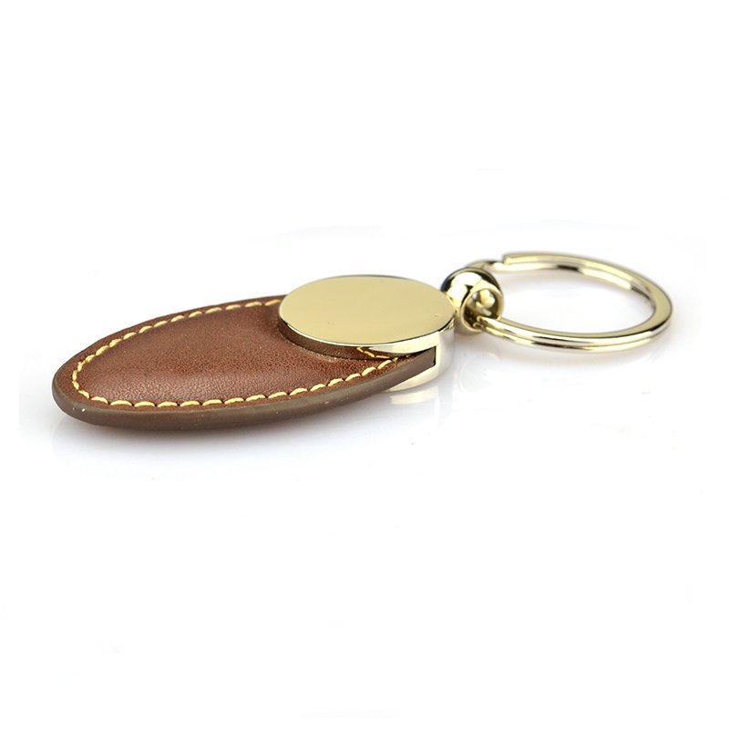 Oem Keychain Men Pu Leather Key Chain Custom Bulk Key Rings Leather