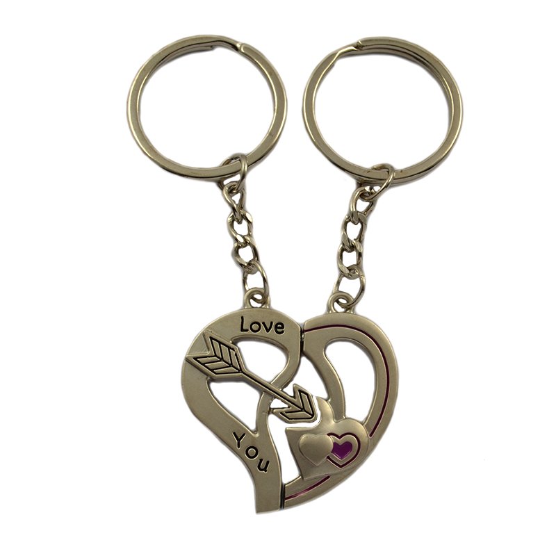 Keychain For Boyfriend Custom Metal Love Couple Key Chains