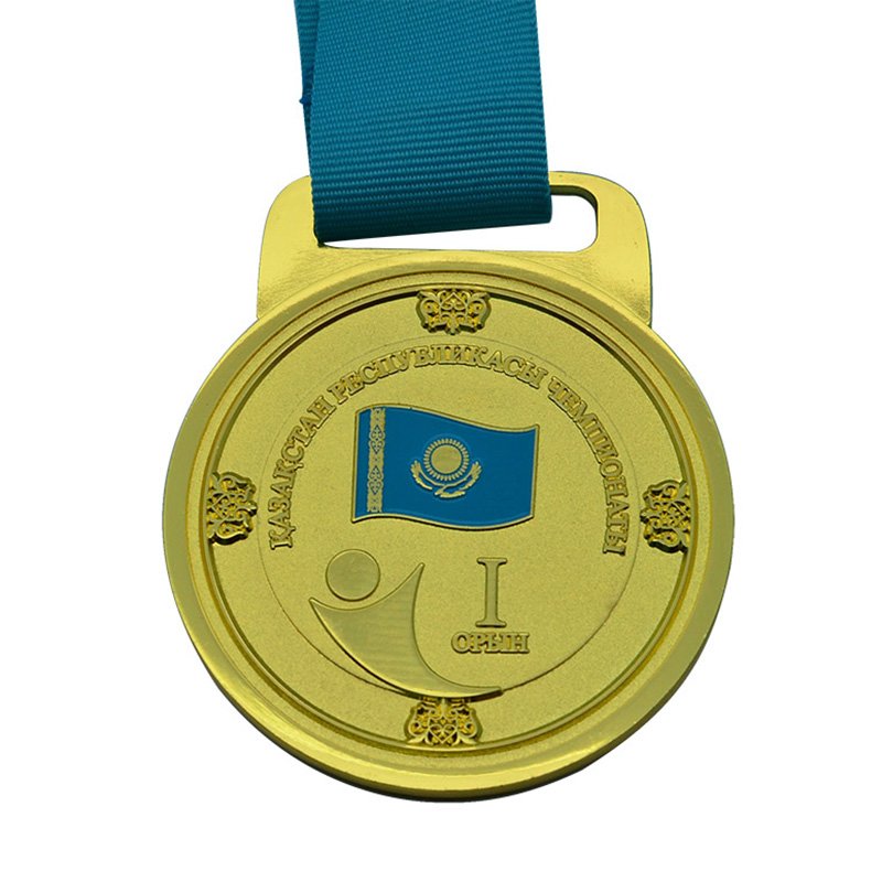 Promotional Medallions Custom Metal 2D Embossed Bronze Medal Medals