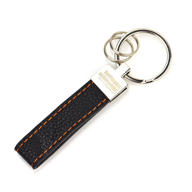 Personalised Leather Keyring Custom Metal And Leather Keychains