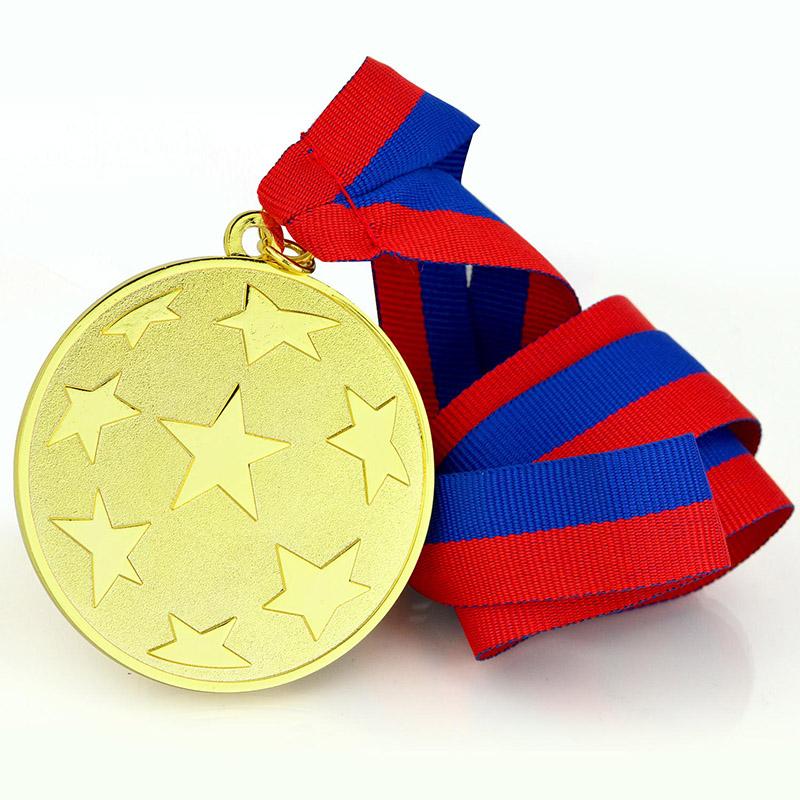 Gold Plated Medallion Custom Made Your Own 2D Metal Medal Medals