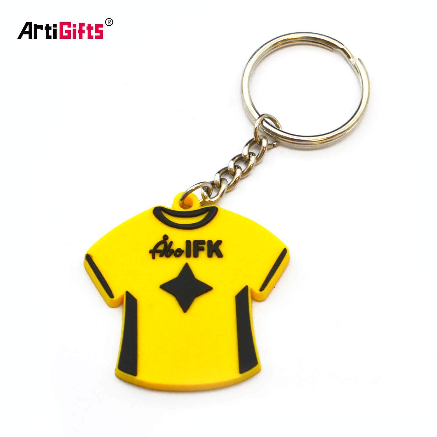Wholesale Soft Silicone PVC Key Ring Accessories Gift Charms Keychain