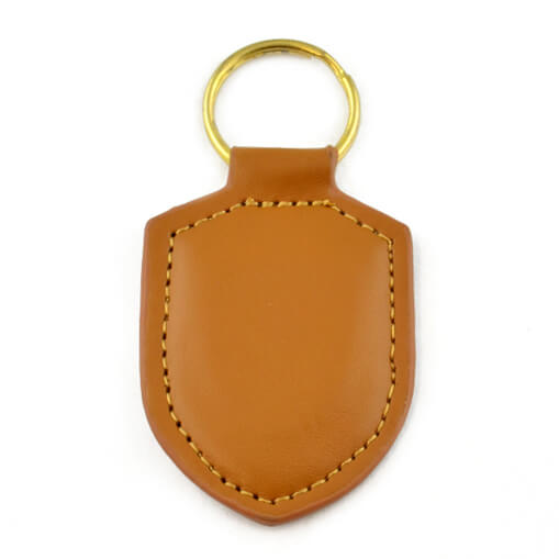 Manufacture Custom Blank Leather Keyring Keychain Key Ring