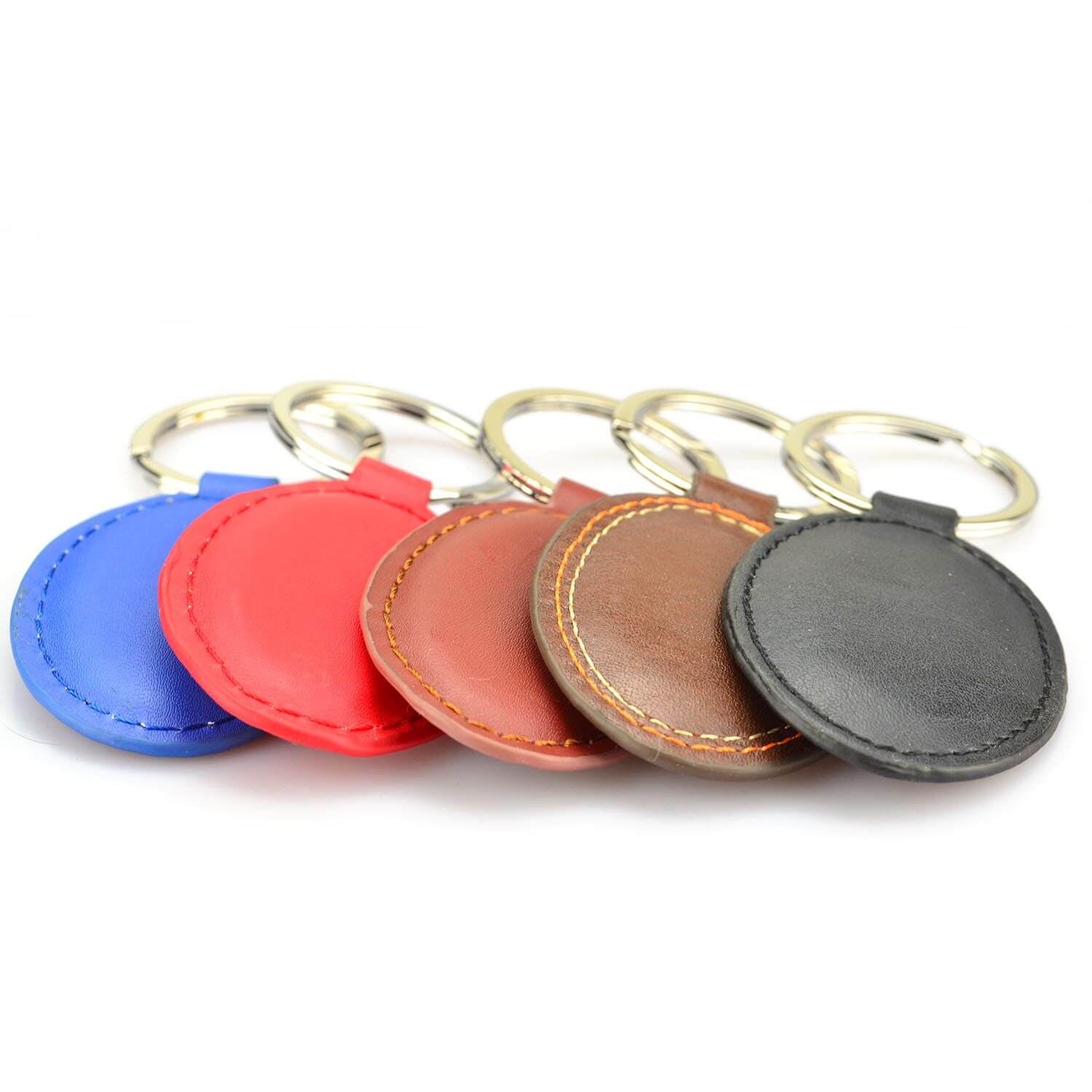 New Wholesale Leather Keychain Blanks Custom Leather Keychain