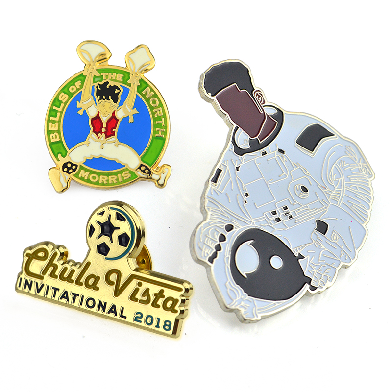 Custom 3d Enamel Pin Movie Brooches Lapel Pin Badges Hard Enamel Metal Pin