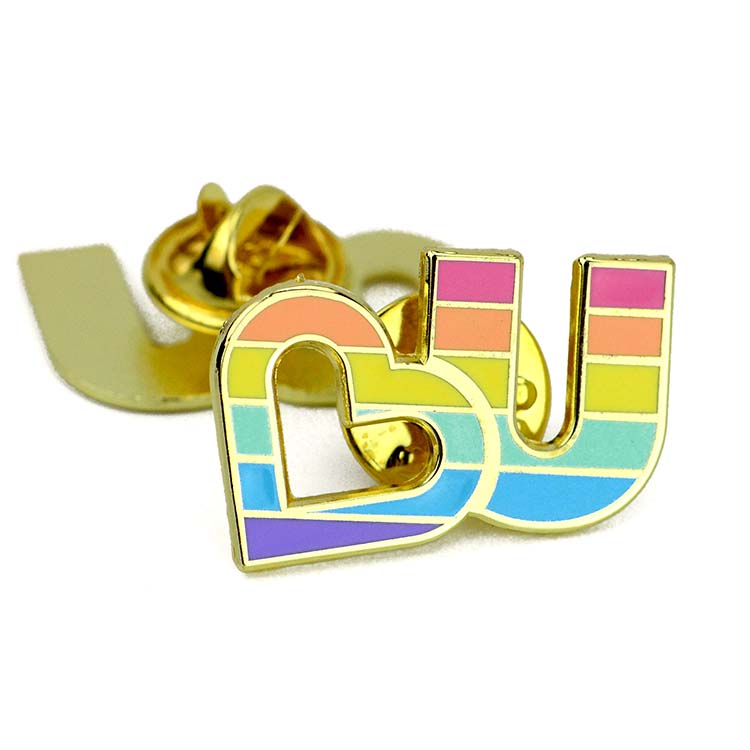 Custom Pins Soft Enamel Lapel Manufacturer Custom Design Colorful Pins Metal Logo