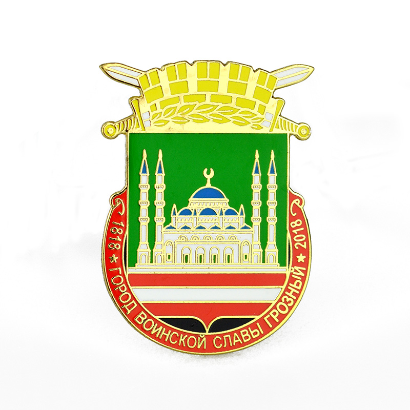 Wholesale Custom No Minimum Beautifully Decorated Gifts Enamel Pin Metal Cute Pin Badge