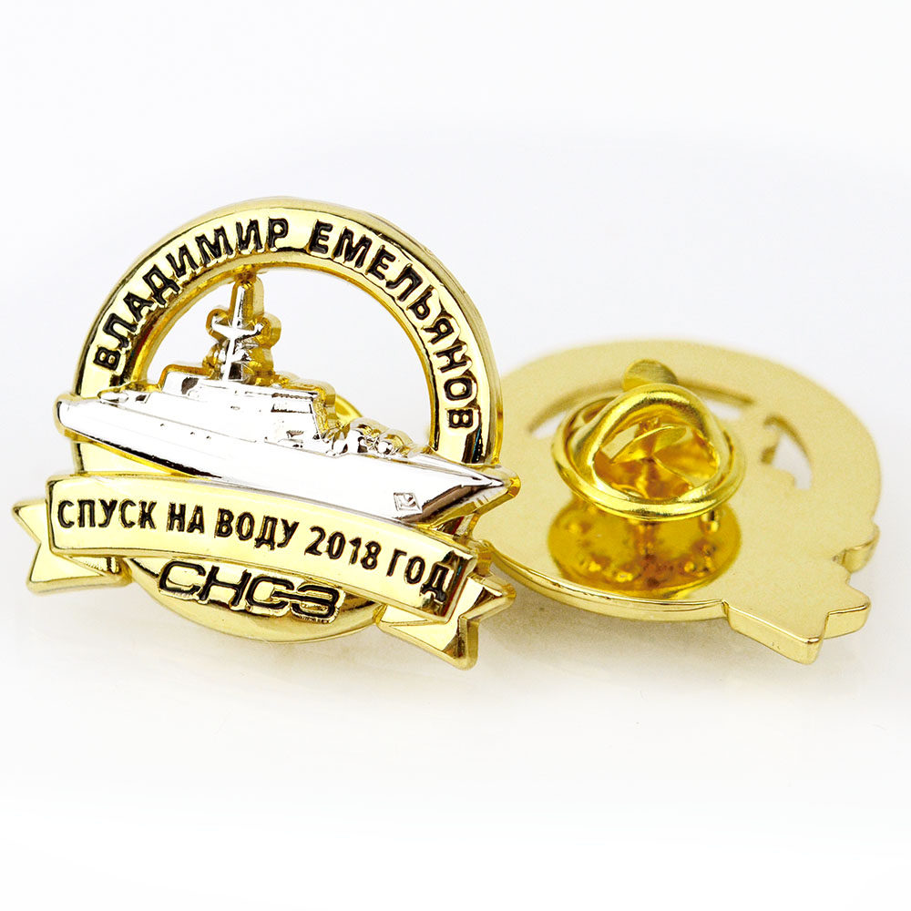 Custom Promotional Gift Pins Metal Logo Lapel Pin Badge Clothes Pins Custom Hard Enamel