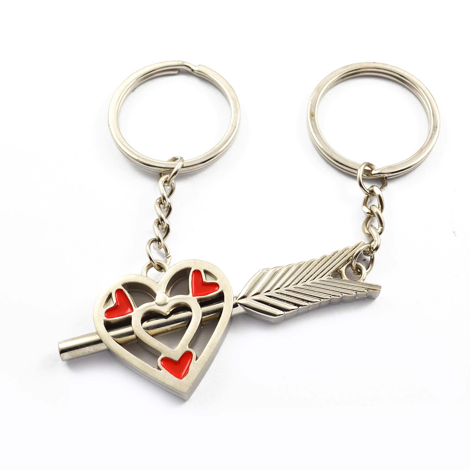 Customized Make Your Own Logo Detachable High Quality Zinc Alloy Metal Keychain Accessories Key Ring