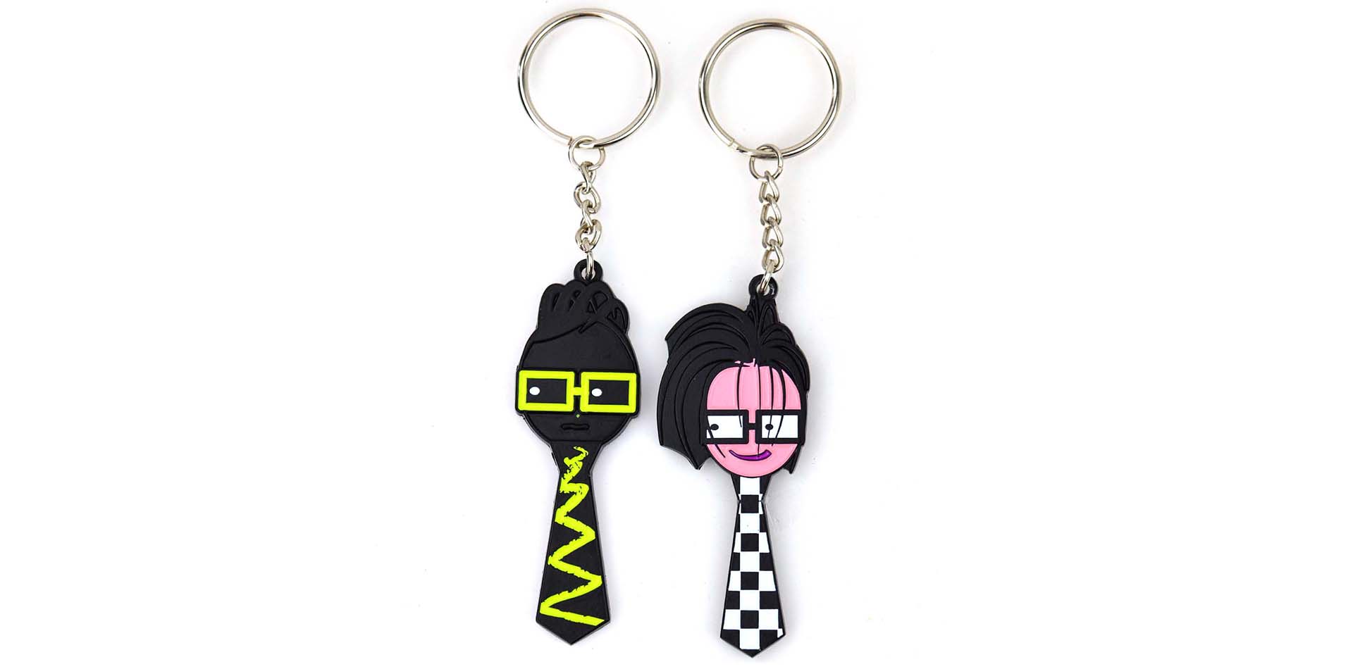 Cartoon Metal Keychain