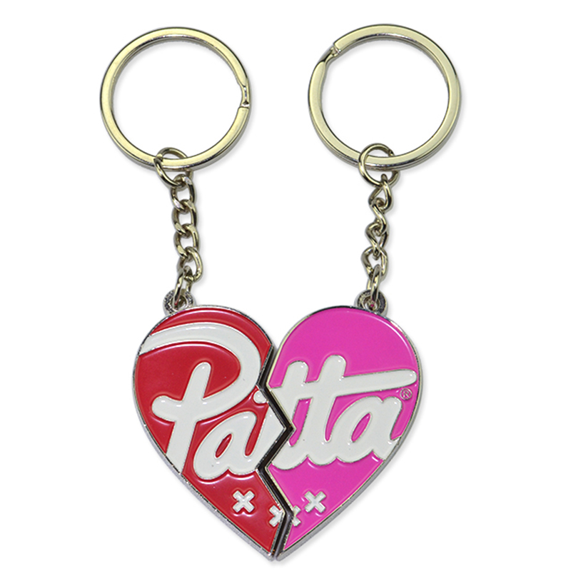 Wholesale New Style Personalized Custom Logo Make Your Own Silicone  Rubberized Keychain Rings