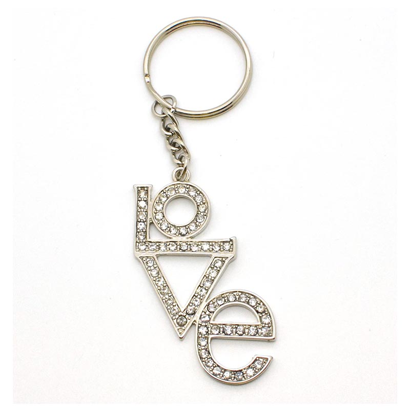 Customised Keychain Logo Key Chain Ring 25Mm Metal Key Chain