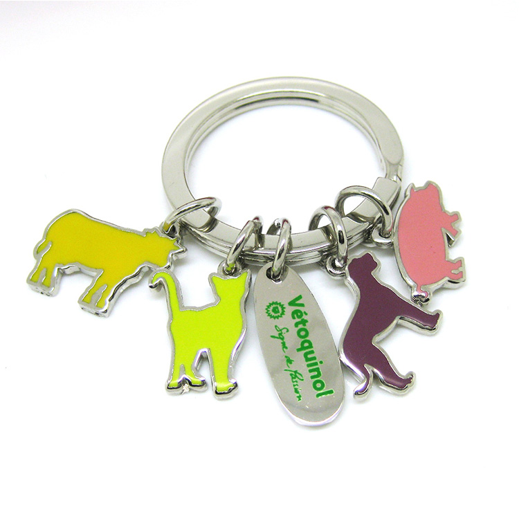 Professional Factory Custom Sublimation Blanks Metal Keychain Keychain Making Supplies
