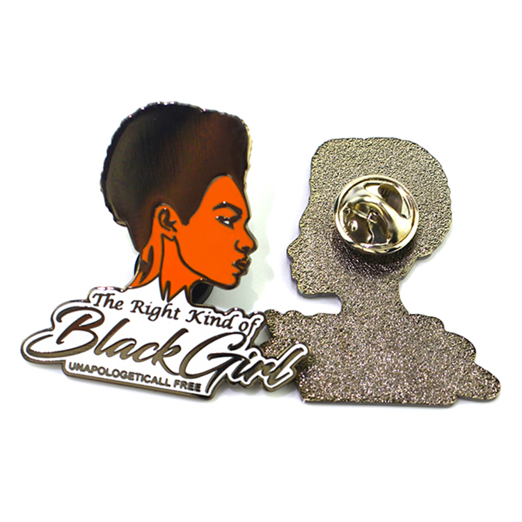 Logo Badges For Shirt Enamel Pins Hard Enamel Pins With Glitter Badges