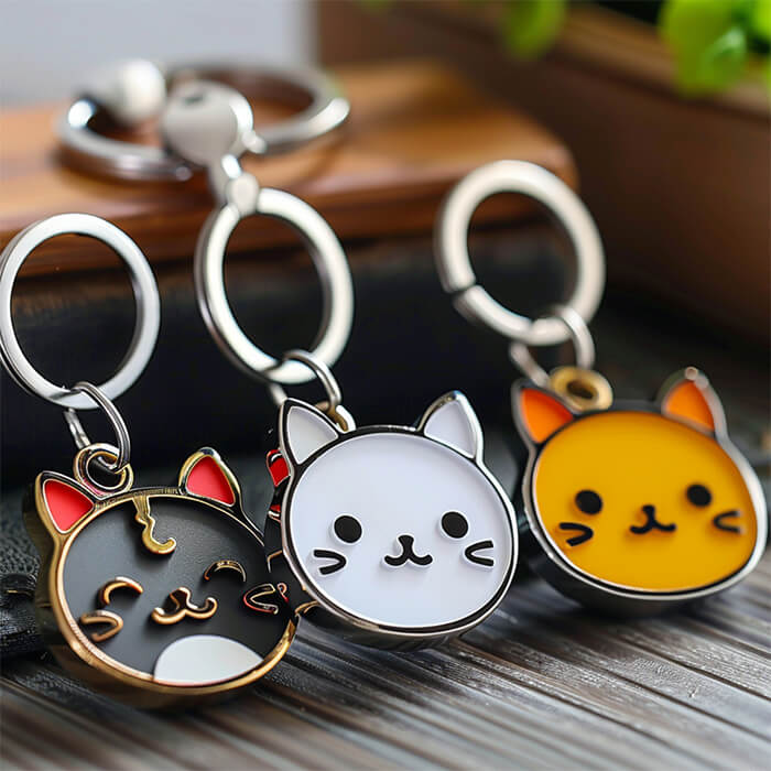 Custom Promotional Anime Keychain Accessories Cool Keychains For Guys