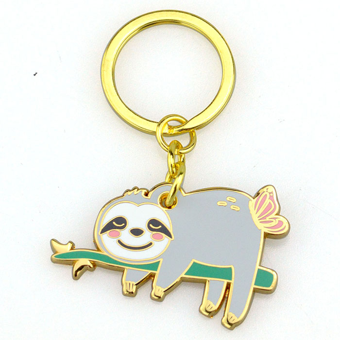 Factory Customized Keychain Engraved Key Chain Lot Cute Cartoon Key Ring
