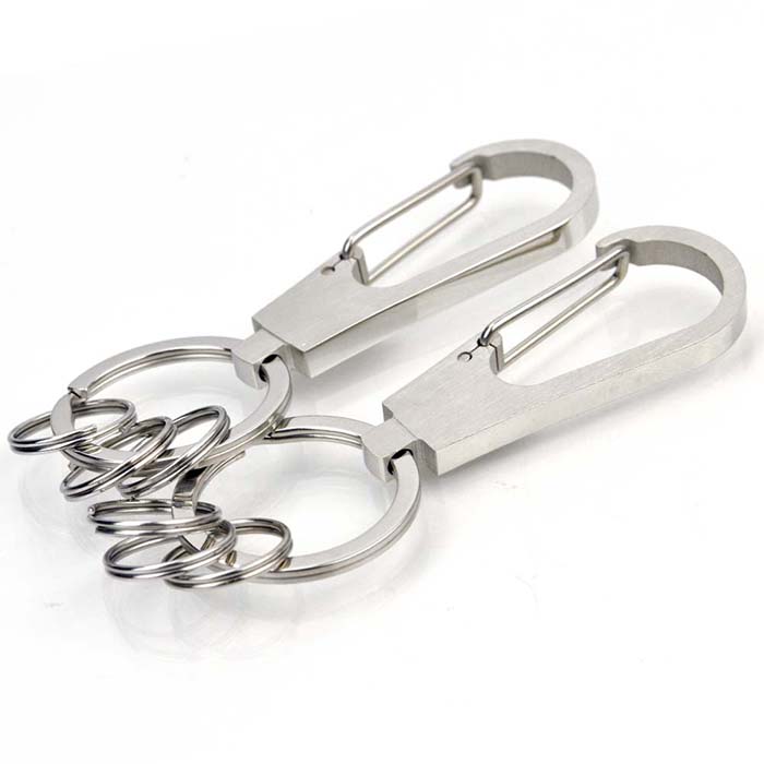 Custom Key Chain Accessories Stainless Steel Keychain Gift Set