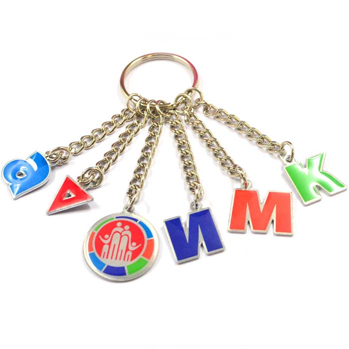 Custom Key Chain Accessories Stainless Steel Keychain Gift Set