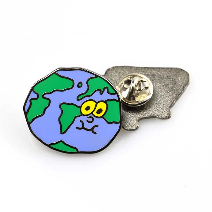 Free Sample Custom Brooch Logo Metal Pin Trendy Enamel Pins