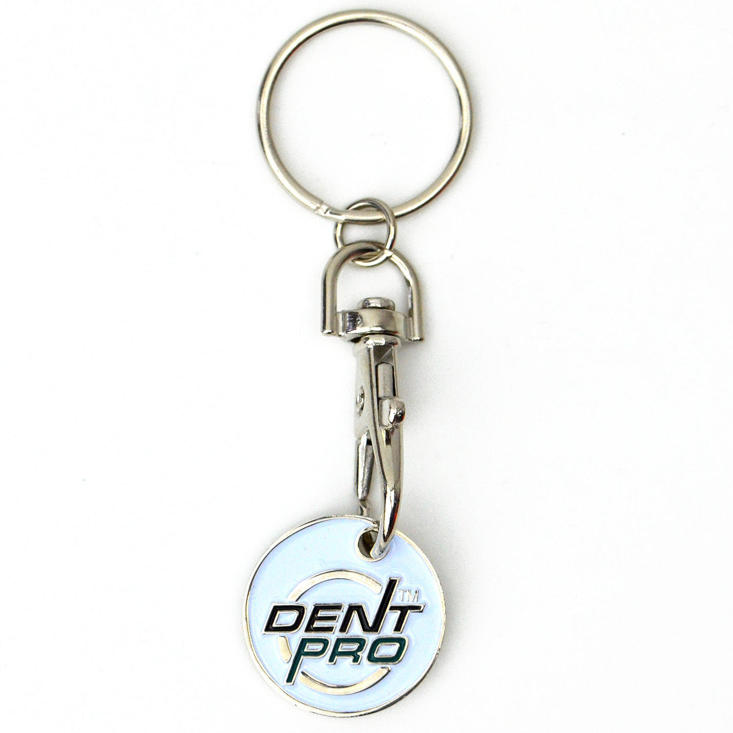 No Minimum Custom Fashion Keyrings Trolley Coin Metal Keychains With Logo