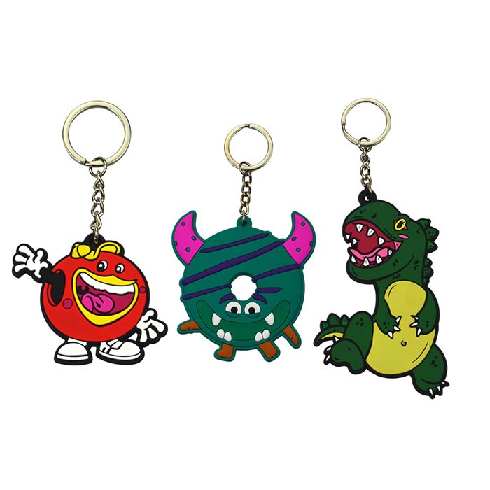 Wholesale Factory Custom Metal Cute Keyrings Key Chain Cute Keychains