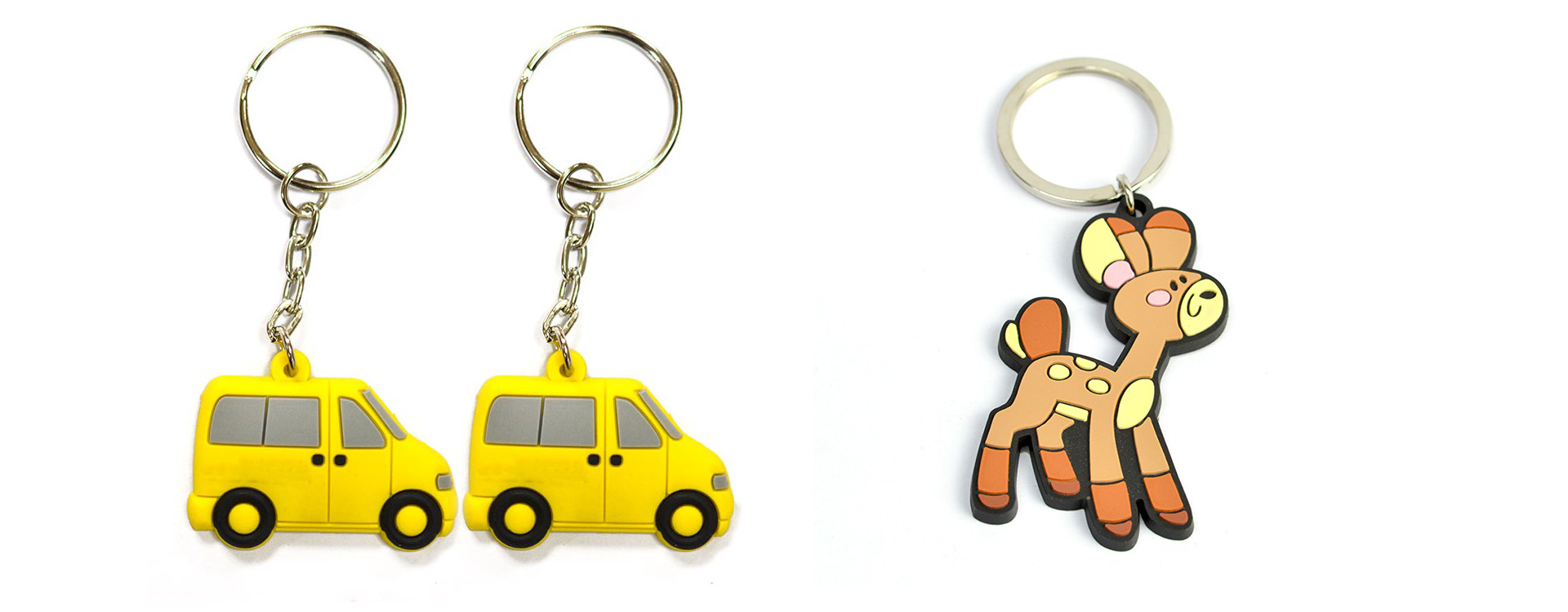 High-Quality 3D Soft PVC Keychains