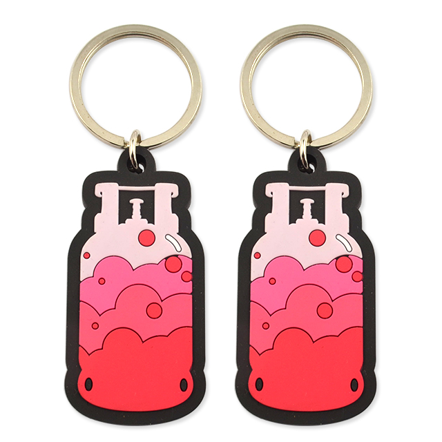 Manufacturer Custom PVC Keychain Cartoon Silicone Door Keyrings Cute