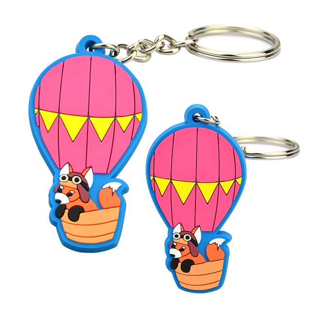 Manufacturer Custom PVC Keychain Cartoon Silicone Door Keyrings Cute