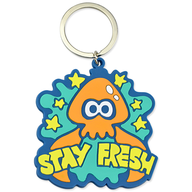 Wholesale Custom Logo Cartoon PVC Keyrings Silicone Key Chain Cute