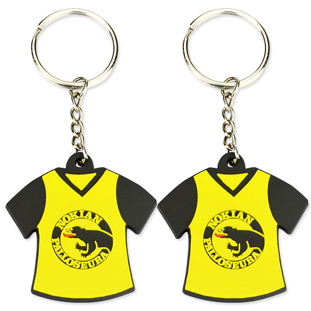 T Shirt Keychain Custom Fashion Clothing Key Rings Soccer Club