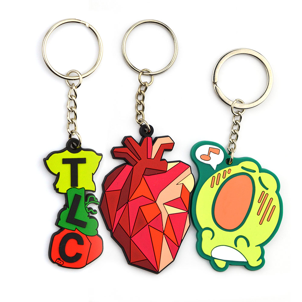 Personalized Creative Design PVC Fruit Keychain Decoration Pendant