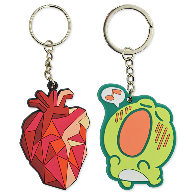 Personalized Creative Design PVC Fruit Keychain Decoration Pendant