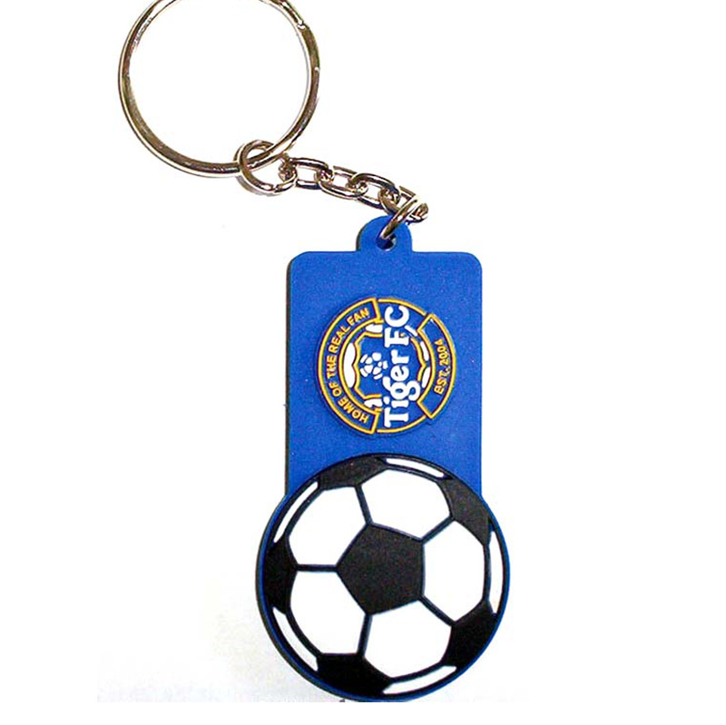 Custom High Quality Cartoon Rubber Keychain PVC Keyring With Logo For Key