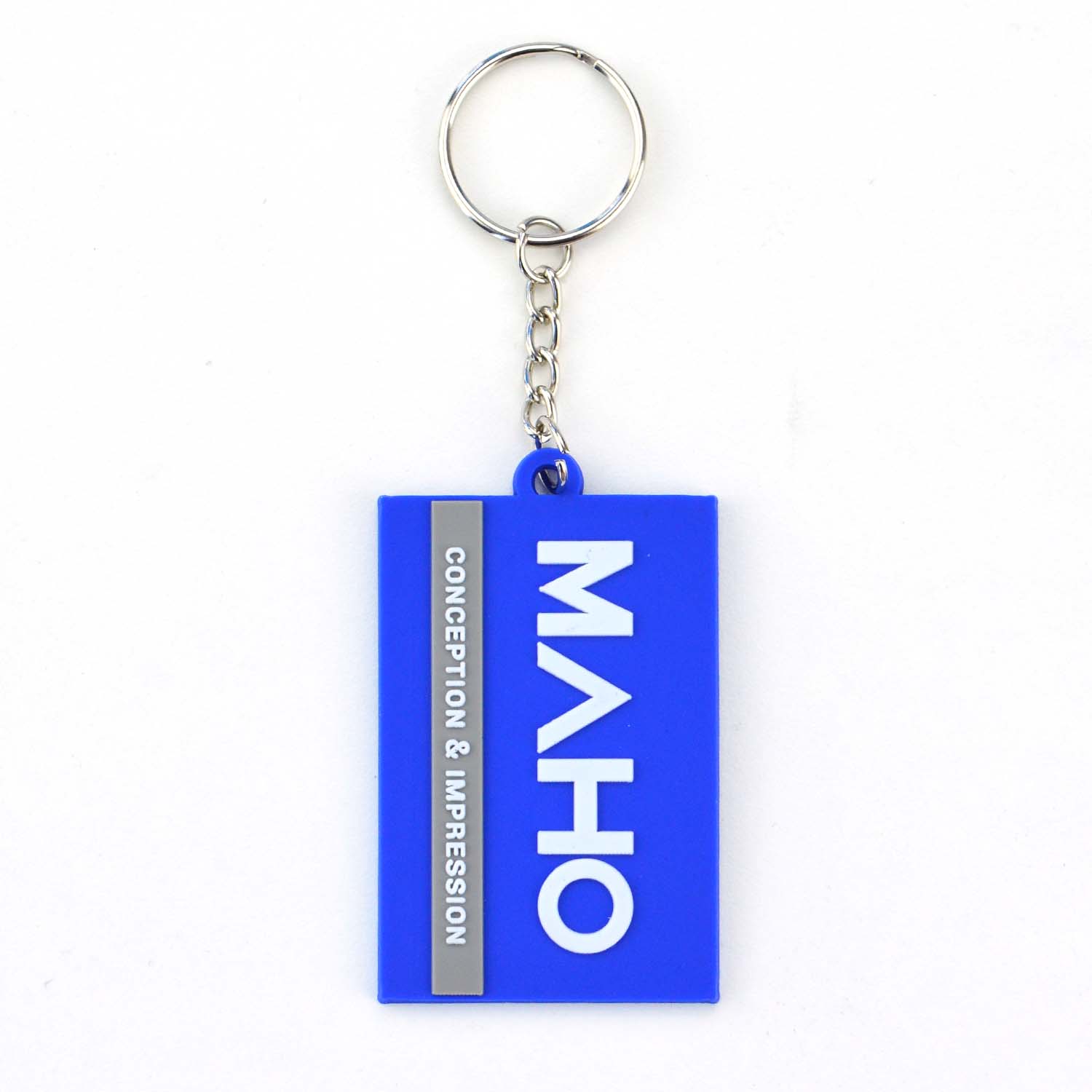 Wholesale Promotional Gift Soft Rubber PVC Letter Keychain Custom Design Logo