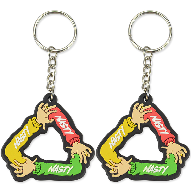 Custom Keychain Anime Rubber Promotional Gift Silicone PVC Key Ring