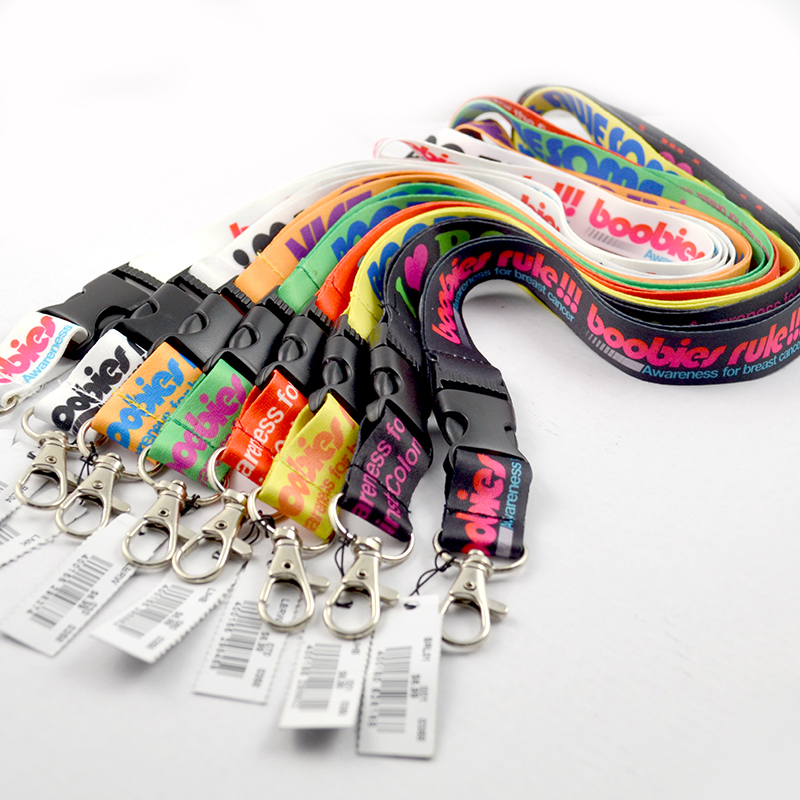 Manufacturer Wholesale Lanyard Polyester Mobile Phone Keychain Lanyards With Logo Custom