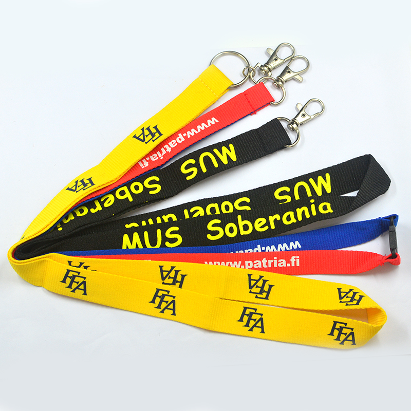 Wholesale Custom Sublimation Printed Fashion Design Neck Strap Key Lanyards