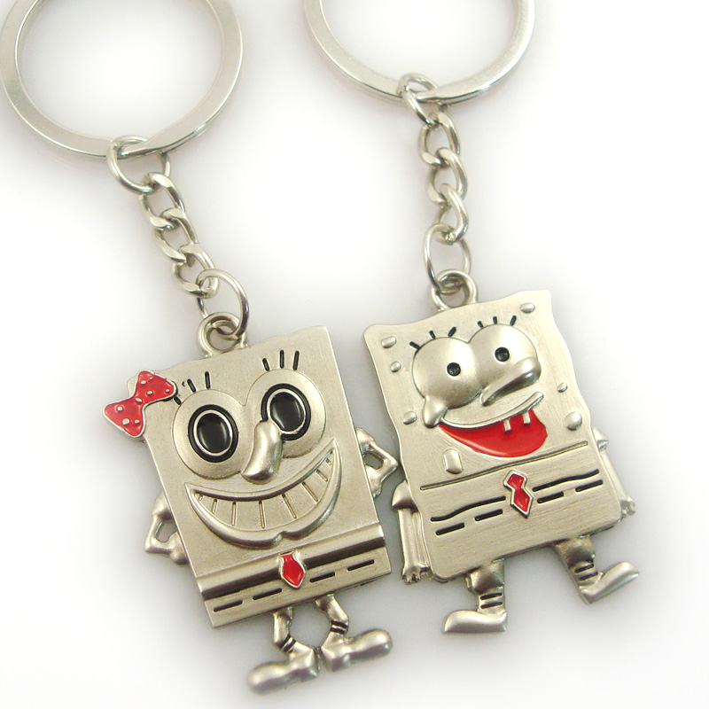 Manufacture Custom Funny Couple Keychain Lovers Gift Promotional