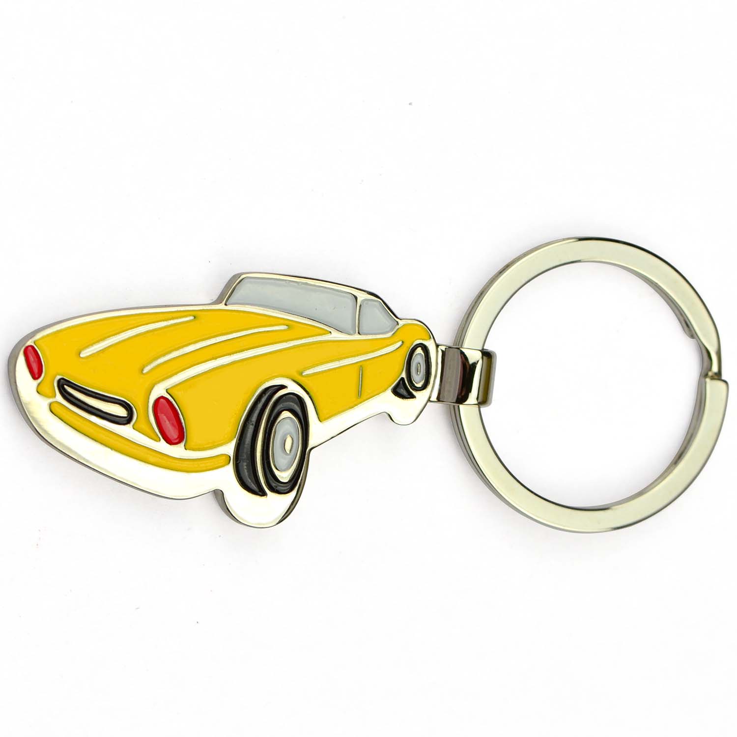 Promotional Custom Zinc Alloy Key Chains Car shaped Design Metal Keyrings